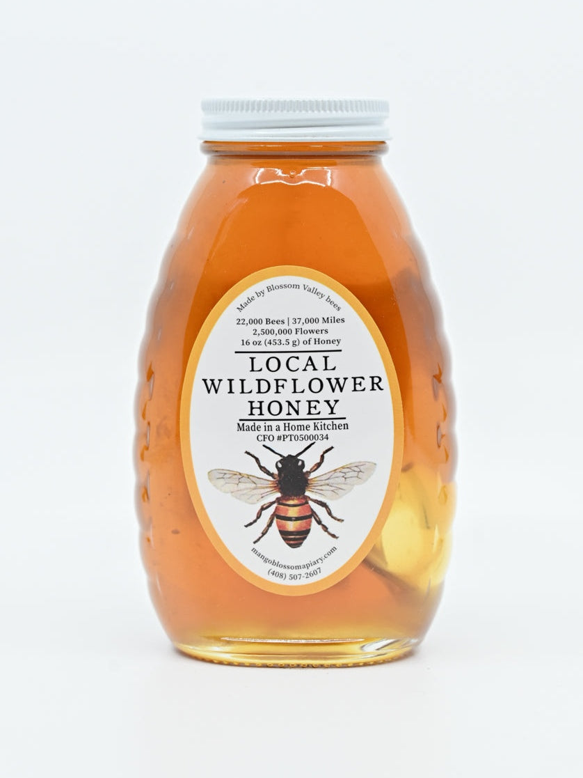 Honey Local Wildflower Mango Blossom Apiary 16 oz $29.98