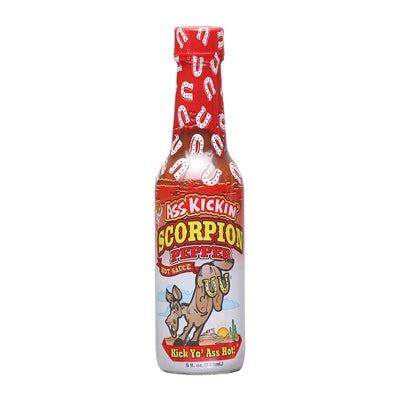 Hot Sauce Ass Kickin Scorpion Pepper 5 oz Heat 9 $13.98