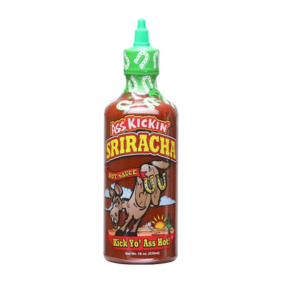 Hot Sauce Ass Kickin Sriracha BIG bottle 8 oz Arizona Heat 7 $10.98