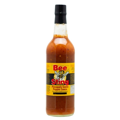Hot Sauce Bee Sting Pineapple Guava 25.7 oz Heat 7 $18.98
