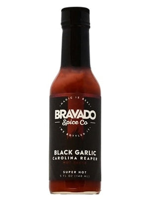 Hot Sauce Bravado Spice Co Black Garlic Carolina Reaper 5 oz Heat 9 $14.98