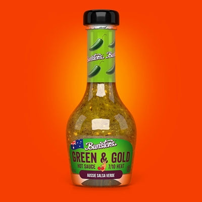 Hot Sauce Bunsters Green and Gold Heat $13.98