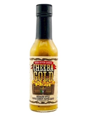 Hot Sauce High river Sauces Cheeba Gold Barbados Style Scotch Bonnet 5 oz Heat 5 $7.98