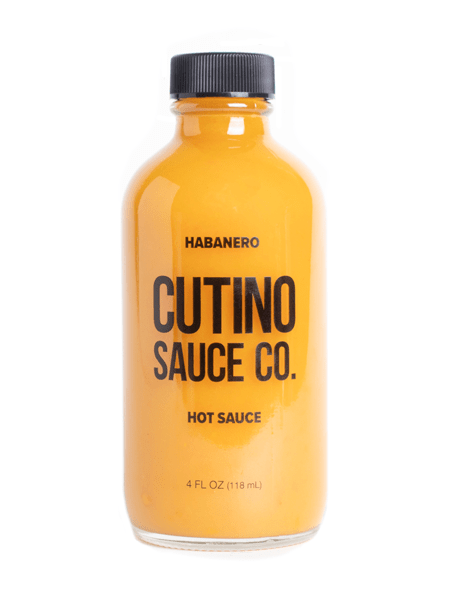 Hot Sauce Habanero by Cutino Sauce Co 4 oz Heat 6 $11.98