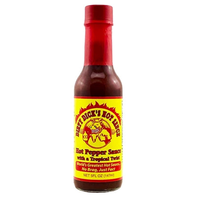 Hot Sauce Dirty Dick's Hot Pepper With a Tropical Twist 5 oz Heat 6 $9.98