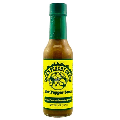 Hot Sauce Dirty Dick's Peachy Green Ambrosia 5 oz Heat 6 $9.98