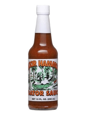Hot Sauce Gator Hammock Florida 10oz big bottle Heat 6 $10.98