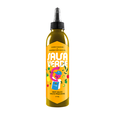 Hot Sauce Heartbeat Salsa Verde  Salsa Piquante Heat 3 $14.98