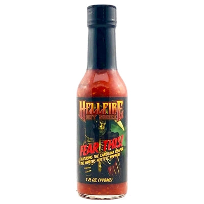 Hot Sauce Hellfire Fear This! Carolina Reaper 5 oz Heat 10 Extract $18.98