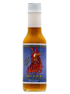 Hot Sauce Hot Cock Angry Goat Pepper 5 oz Heat 9 $11.48