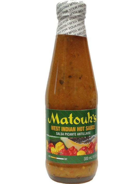 Hot Sauce Matouks West Indian Salsa Picante Antillase Big Bottle 10 oz Heat 7 $8.48