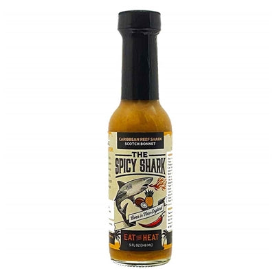 Hot Sauce Spicy Shark Caribbean Reef Shark Scotch Bonnet Heat 6 $11.98
