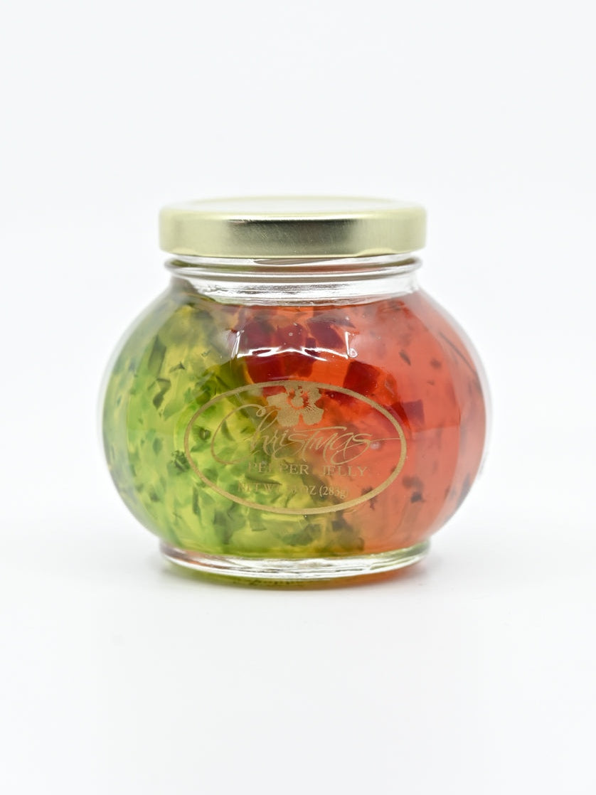 Jelly Pepper Jelly Christmas Red and Green Jalapeno Pepper Jelly Aloha of Oregon 10 oz $11.75