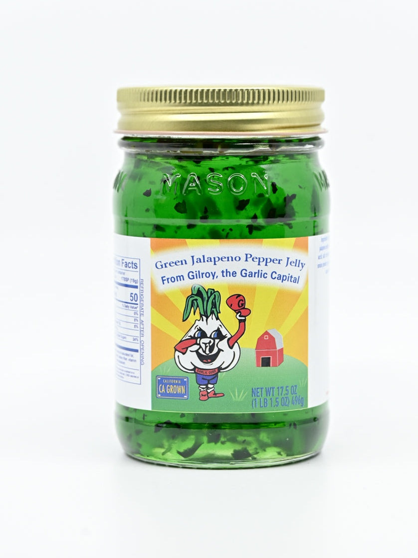 Jelly Green Jalapeno Pepper Garlic Dude 17.5 oz $11.98