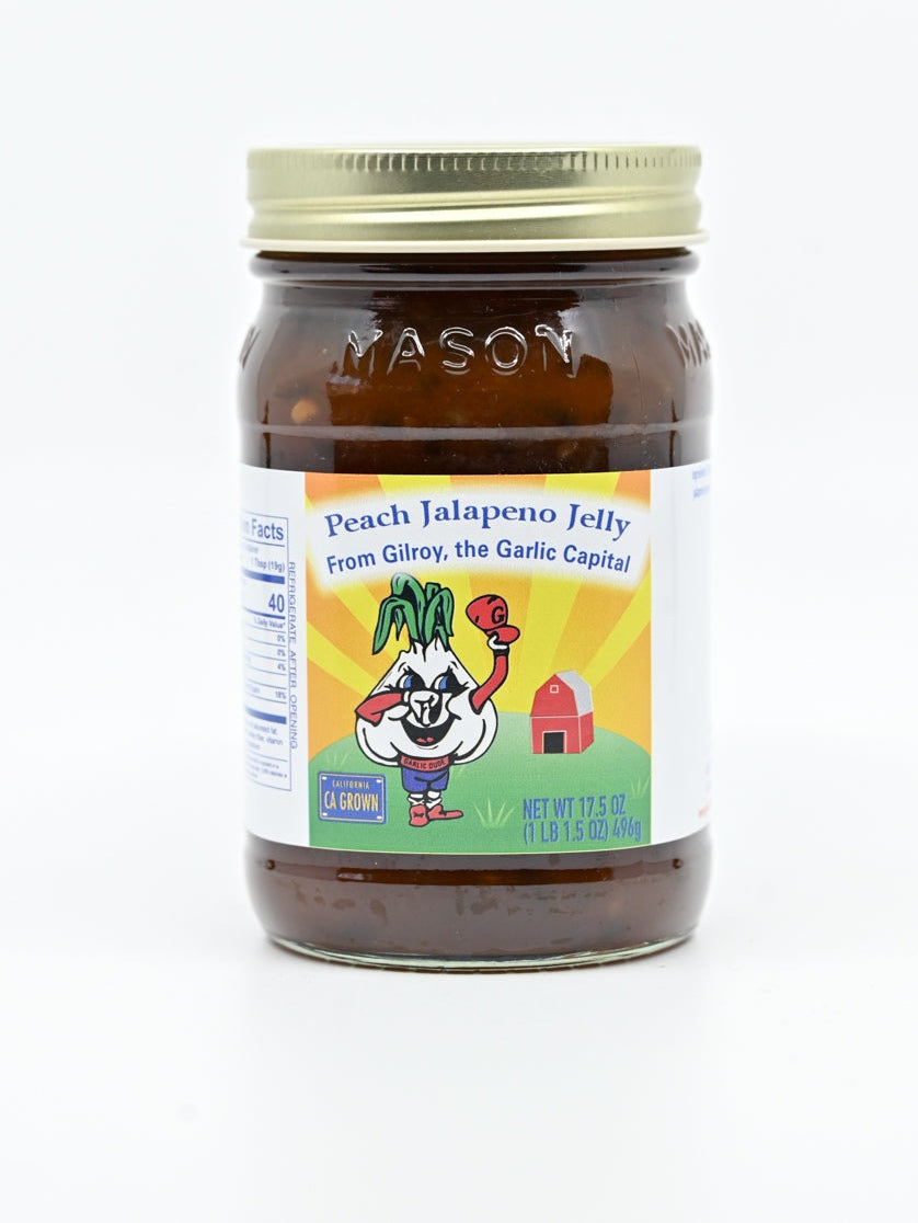 Jelly Peach Jalapeno Jelly Garlic Dude 17.5 oz $11.98