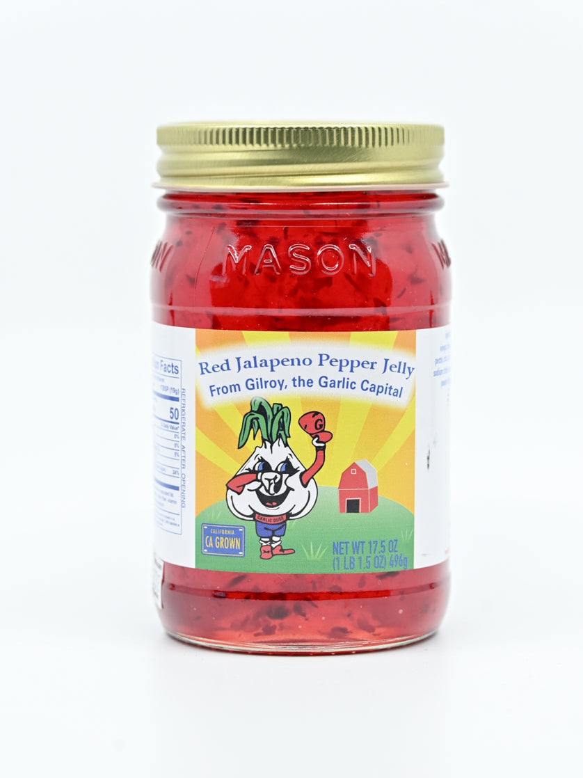 Jelly Red Jalapeno Pepper Garlic Dude 17.5 oz $11.98