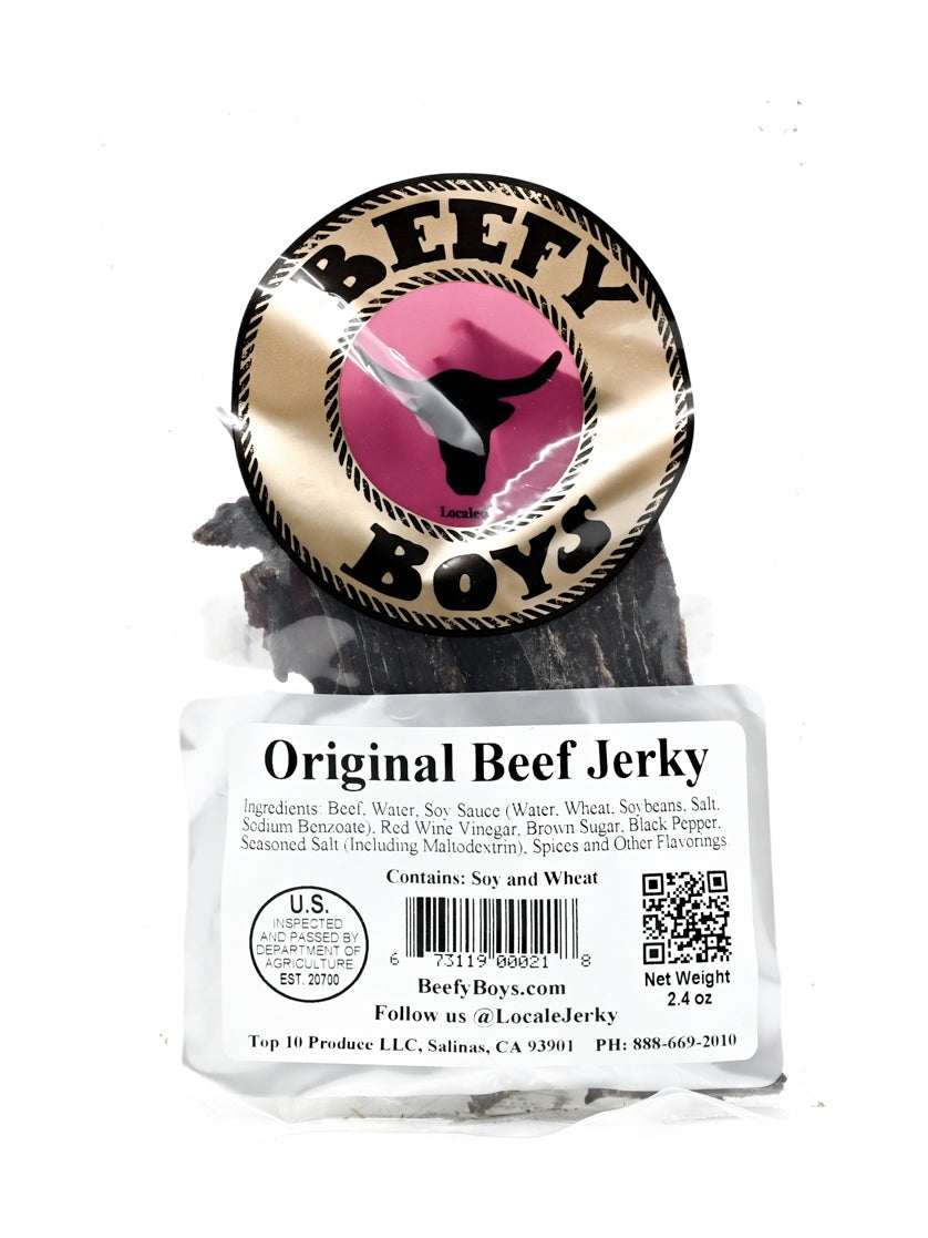 Jerky Original Beef Jerky Beefy Boys 2.5 oz $16.98