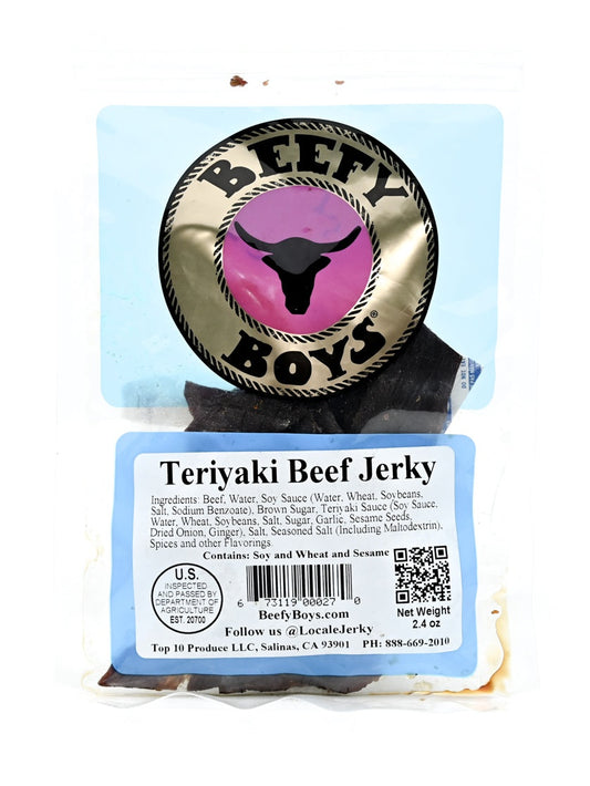 Jerky Teriyaki Beef Jerky Beefy Boys 2.4 oz $16.98