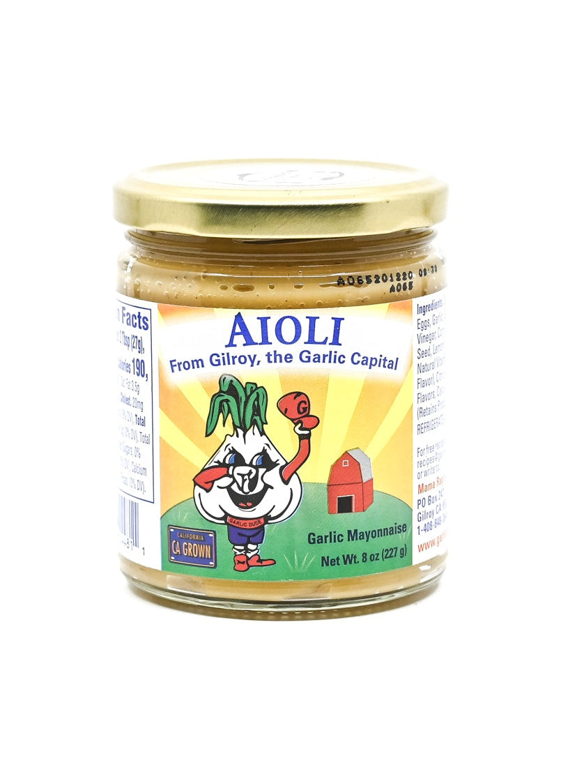 Aioli Italian Mayonnaise Garlic Dude by the Garlic Shoppe 8 oz $9.98