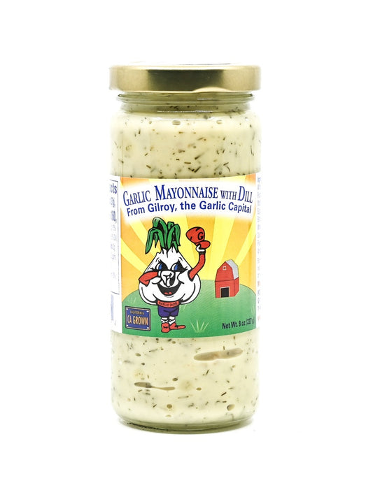 Garlic Mayonnaise with Dill Garlic Dude by The Garlic Shoppe 8 oz $8.98