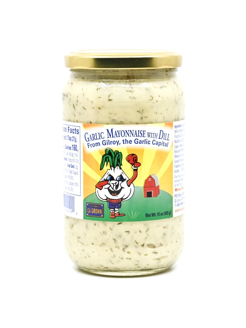 Garlic Mayonnaise with Dill Garlic Dude by the Garlic Shoppe 15 oz $12.98