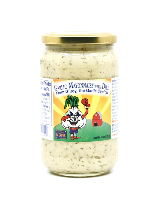 Garlic Mayonnaise with Dill Garlic Dude by the Garlic Shoppe 15 oz $12.98