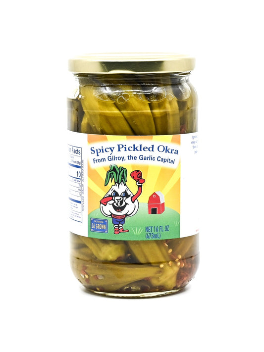 Okra Spicy Pickled Okra Garlic Dude 16 oz $9.98