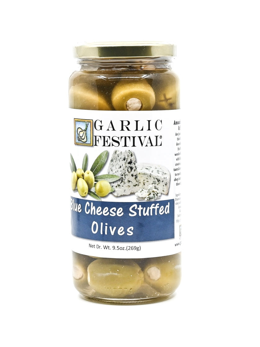 Olives Blue Cheese Stuffed Olives Garlic Festival 9.5 oz $12.98