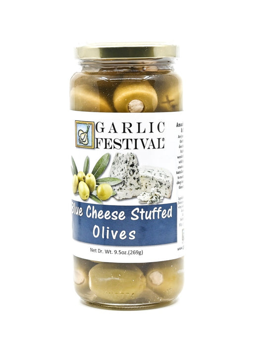Olives Blue Cheese Stuffed Olives Garlic Festival 9.5 oz $12.98