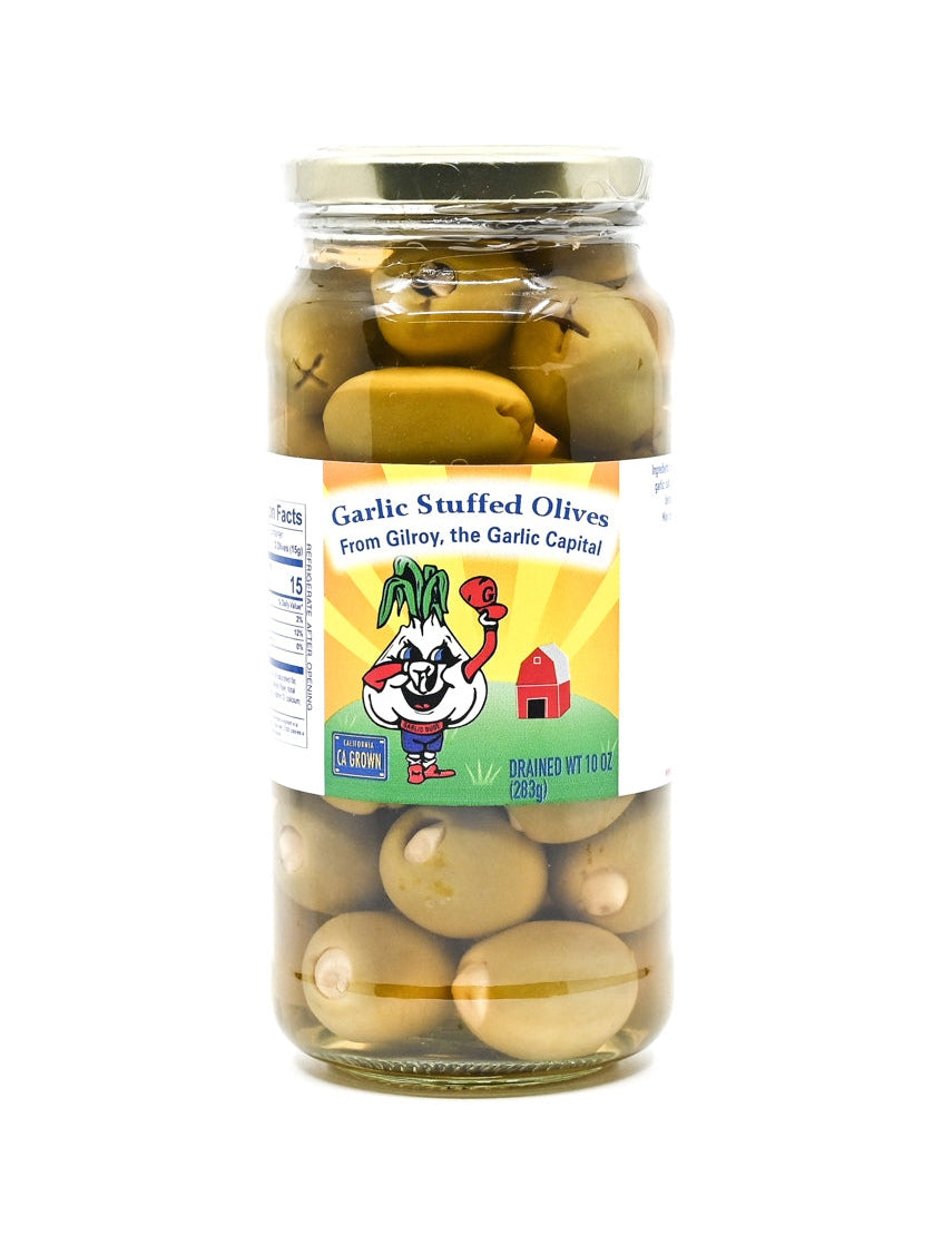 Olives Garlic Stuffed Olives Garlic Dude The Garlic Shoppe 10 oz drained wt $10.98