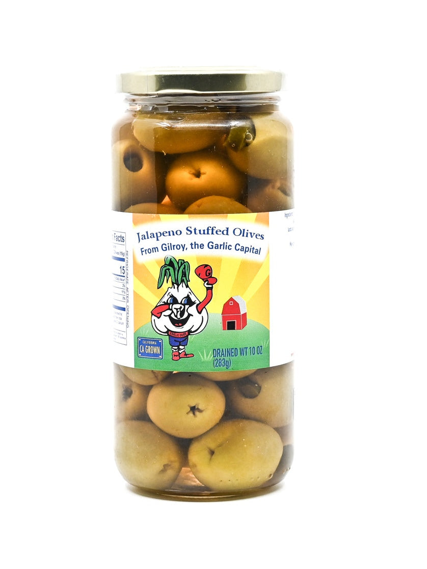 Olives Jalapeño Stuffed Olives Garlic Dude By The Garlic Shoppe 10 oz drained wt $10.98