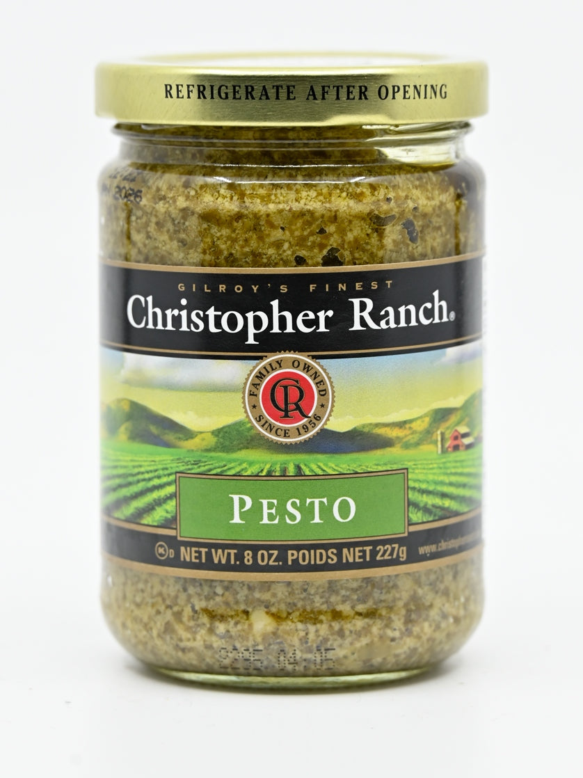 Garlic Pesto Christopher Ranch Gilroy California 8 oz $8.98