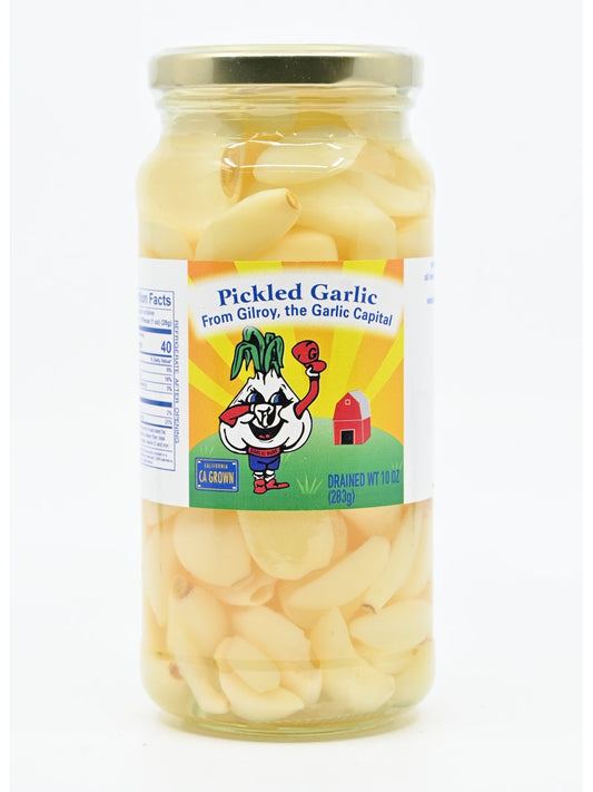 Pickled Garlic by Garlic Dude @ The Garlic Shoppe Big 10 oz drained wt jar $10.98
