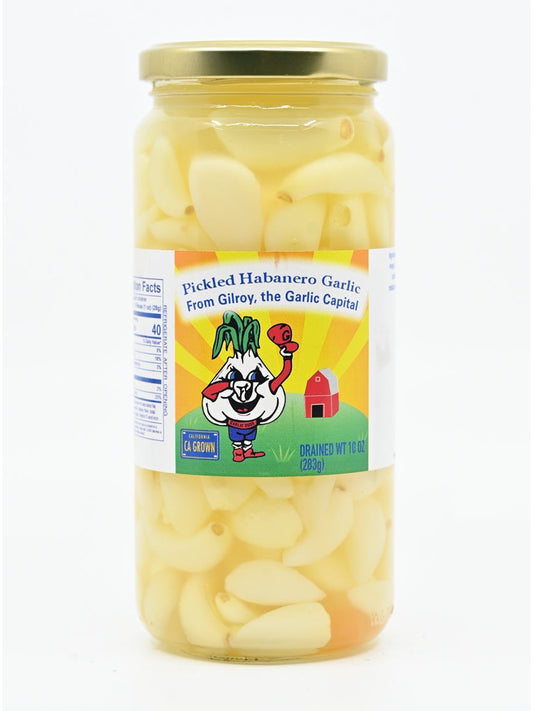 Pickled Garlic Habanero Pickled Garlic by Garlic Dude @ The Garlic Shoppe Dr wt 10 oz $12.98