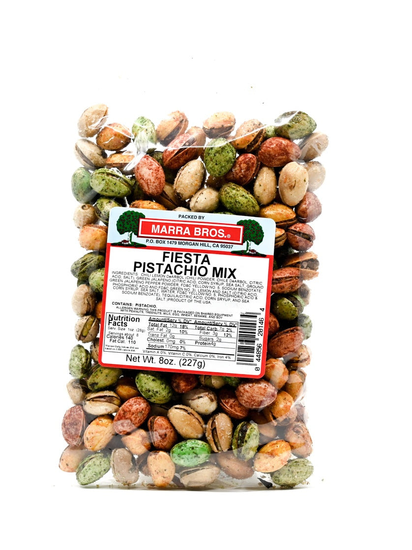 Pistachios Fiesta Pistachio Mix Marra Bros 8 oz $9.98