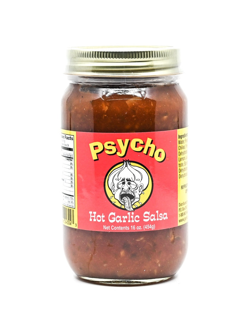 The Garlic Shoppe 的 PSYCHO Garlic Salsa 16 盎司 16 盎司