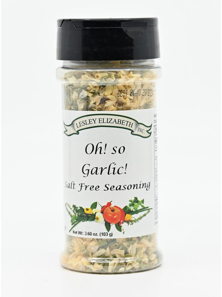 Seasoning Oh! So Garlic! Lesley Elizabeth 3.6 oz $10.98