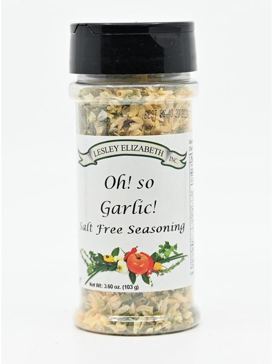 Seasoning Oh! So Garlic! Lesley Elizabeth 3.6 oz $10.98