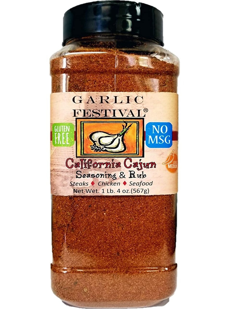 Seasoning California Cajun Garlic Festival Foods 1 lb 8 oz $32.98