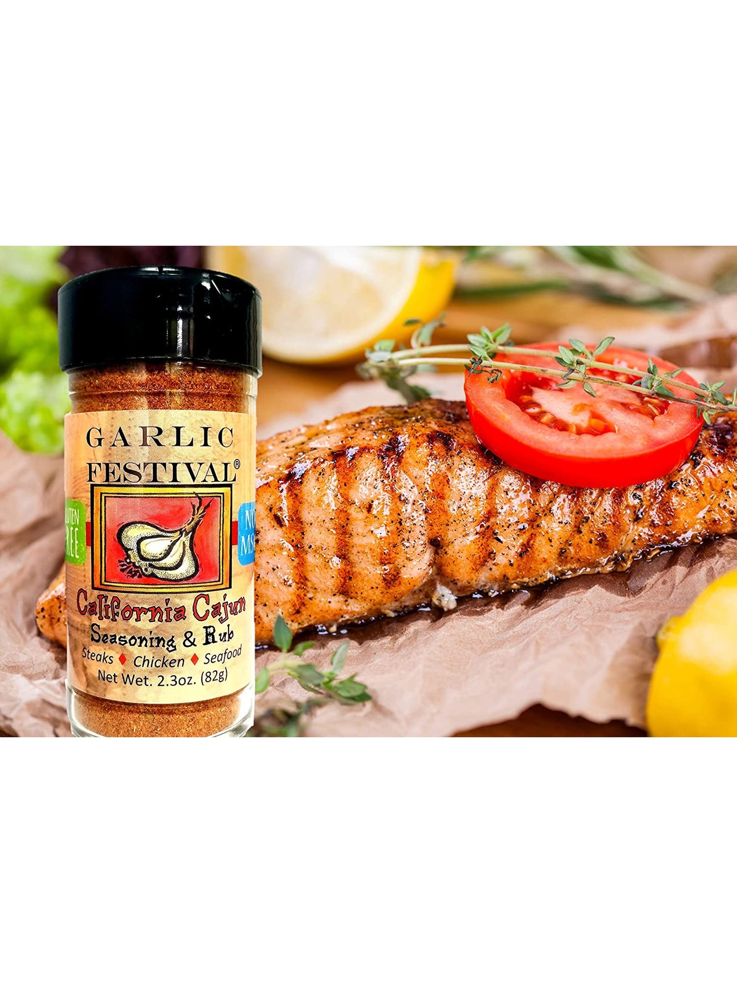 Seasoning California Cajun 2.3 oz Garlic Festival Foods $8.98