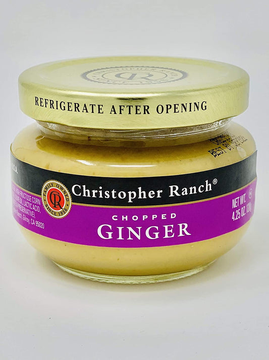 Chopped Ginger Christopher Ranch Gilroy California 4.25 oz $3.98