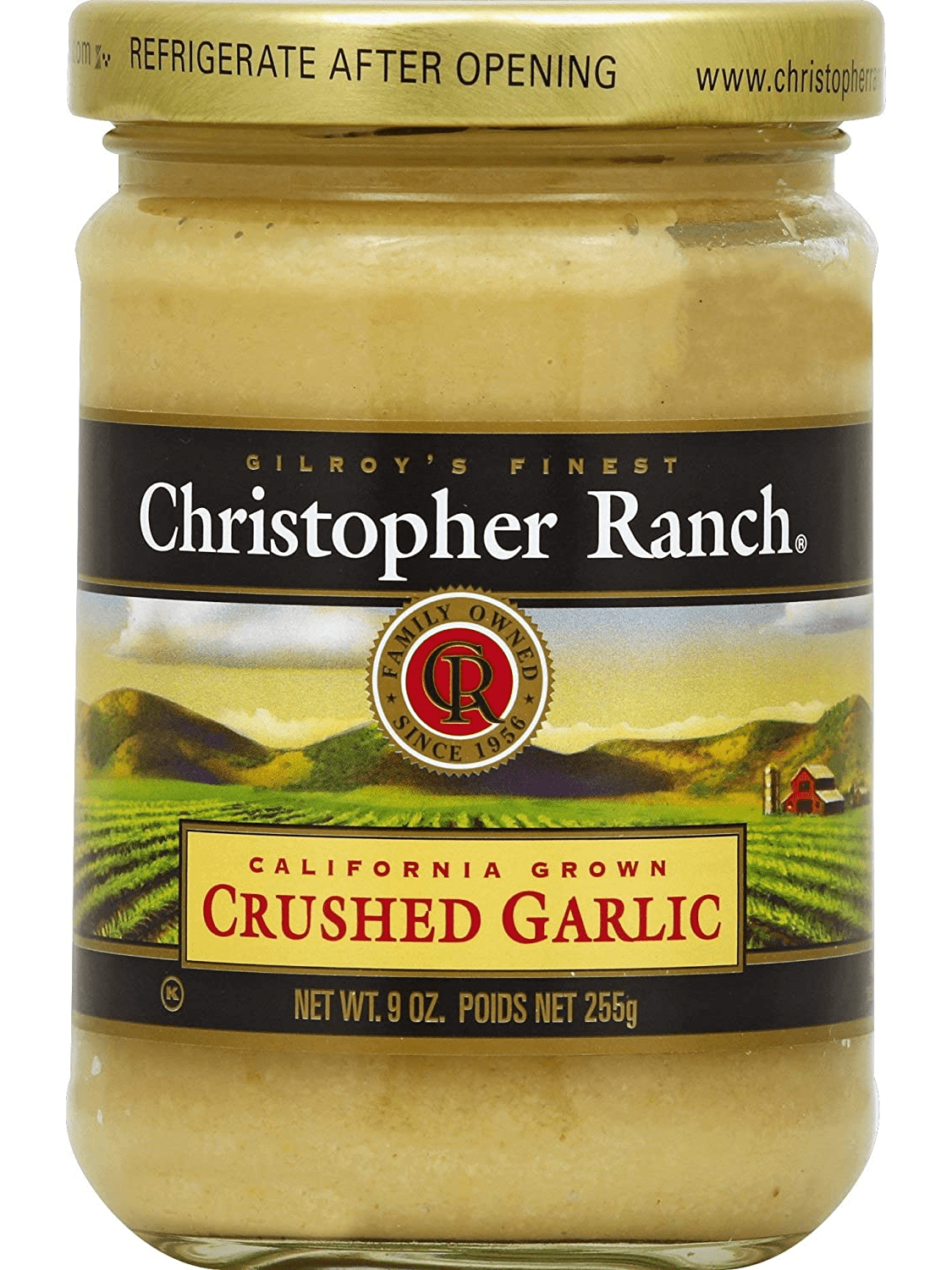Crushed Garlic Christopher Ranch Gilroy California 9 oz $6.98
