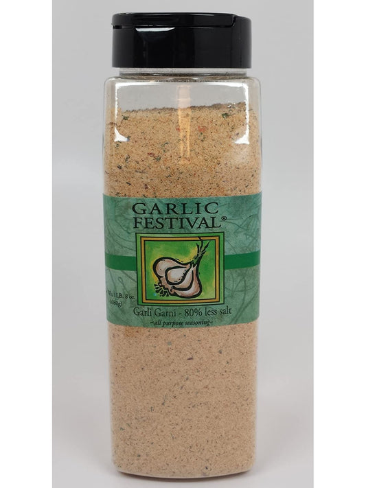 Seasoning Garli Garni 80% Less Salt Garlic Festival Foods 1 lb 8 oz $32.98