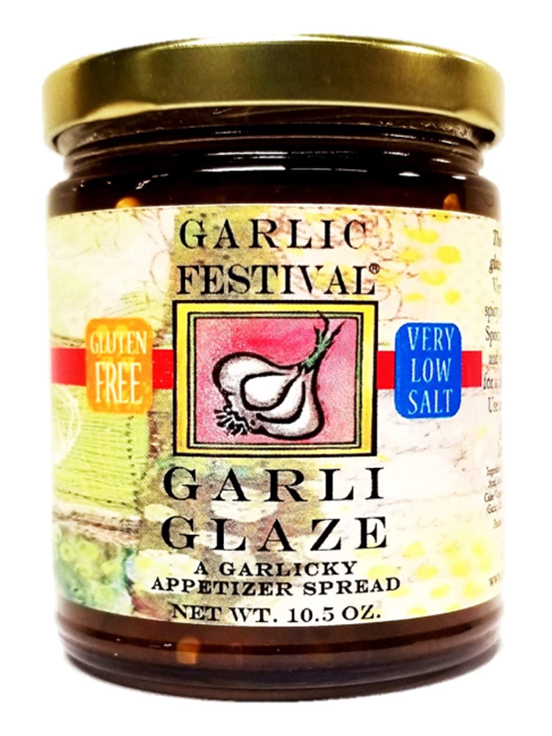 Garli Glaze 果凍 10.5 盎司 Garlic Festival Foods