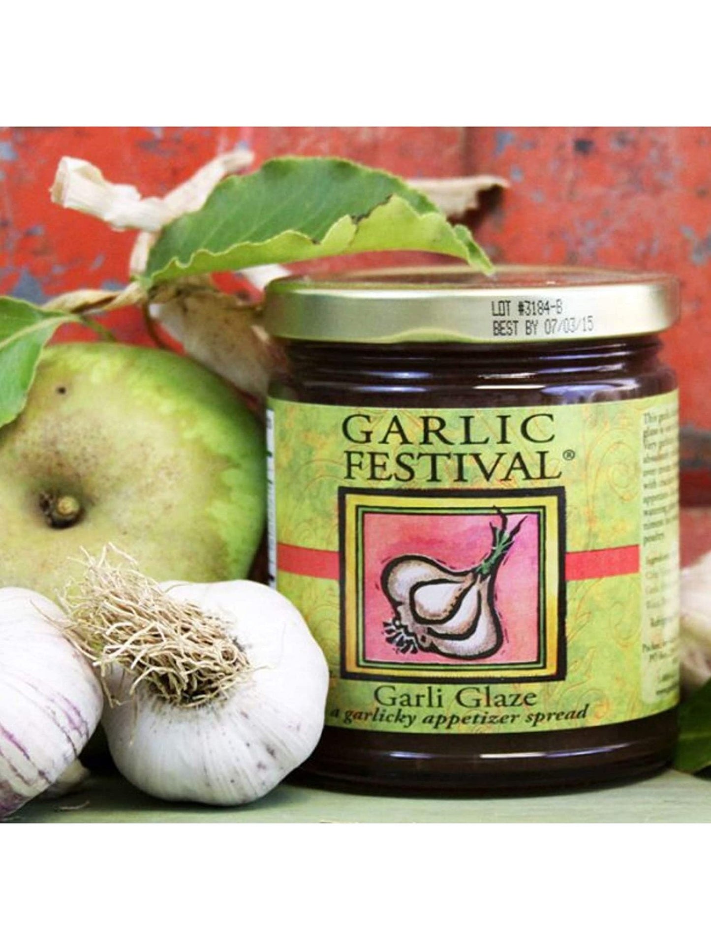 Garli Glaze 果凍 10.5 盎司 Garlic Festival Foods