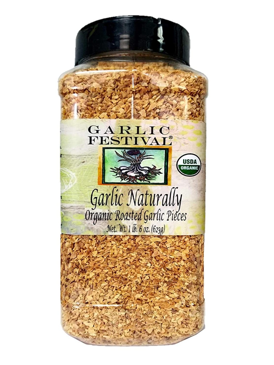 Garlic Naturally USDA ORGANIC Roasted Garlic Pieces Garlic Festival Foods 1 lb 7 oz $32.98