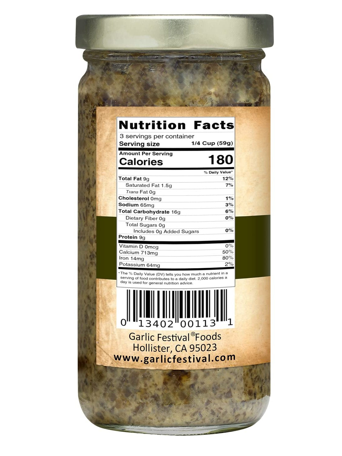 Garlic Pesto 6 oz Garlic Festival $8.98