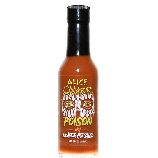 Hot Sauce Alice Cooper Poison Hot Reaper 5 oz Heat 10 Extract
