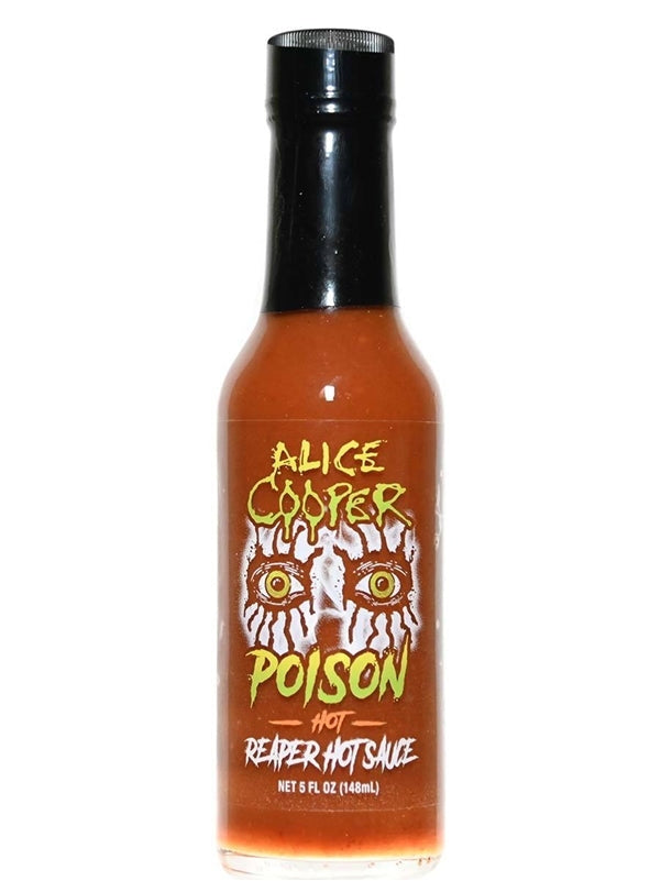 Hot Sauce Alice Cooper Poison Hot Reaper 5 oz Heat 10 Extract $10.48