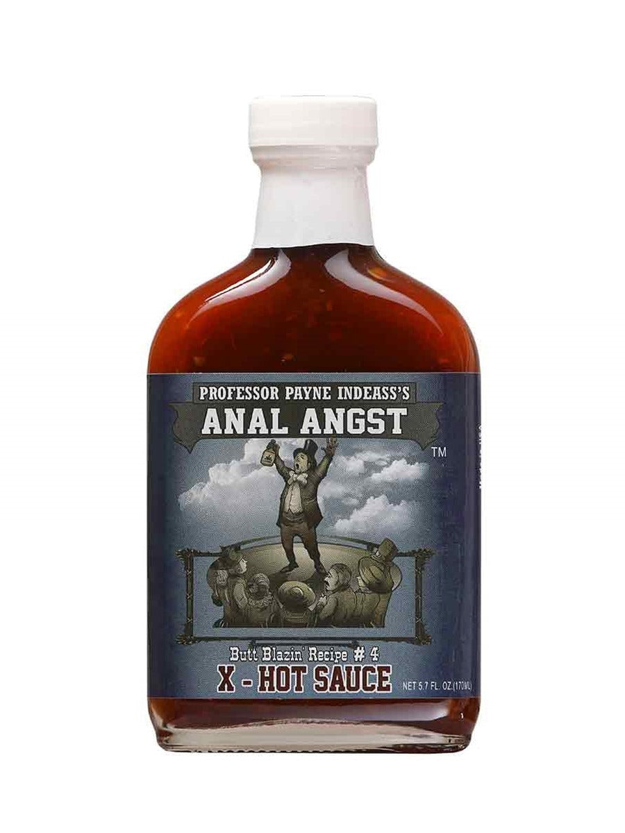 Hot Sauce Anal Angst Professor Payne In De Ass's Butt Blazin #4 X 5.7 oz Flask Heat 9 $9.98